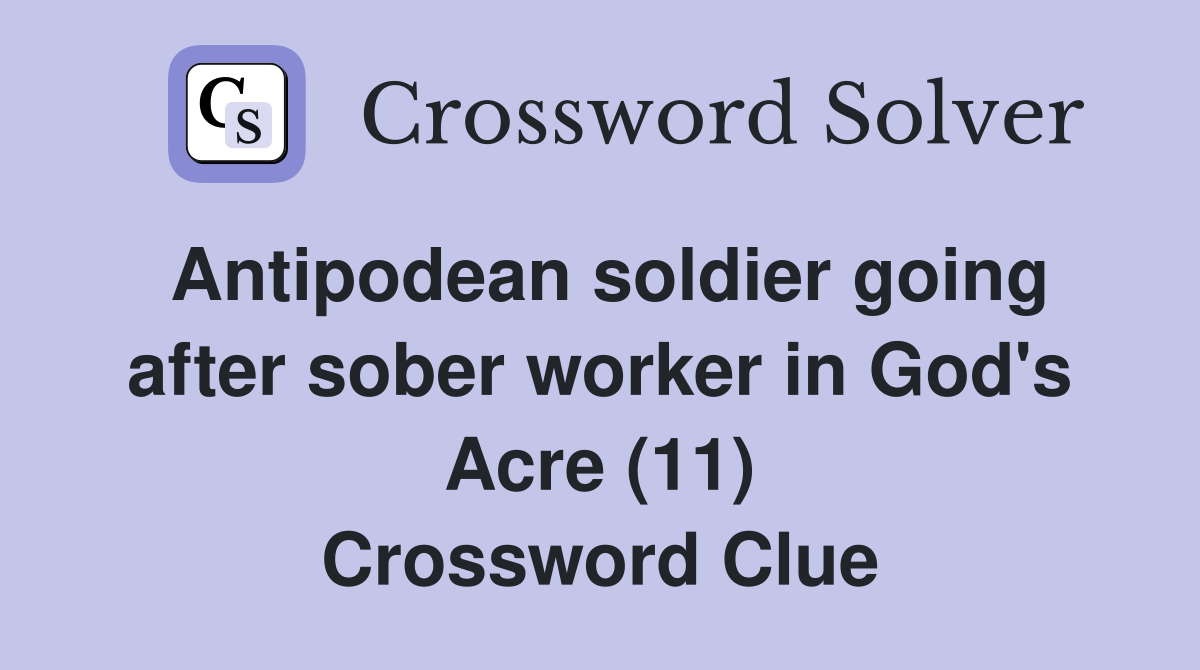 Antipodean soldier going after sober worker in God's Acre (11